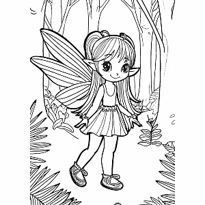 Fairyland Fun XXL Coloring Book