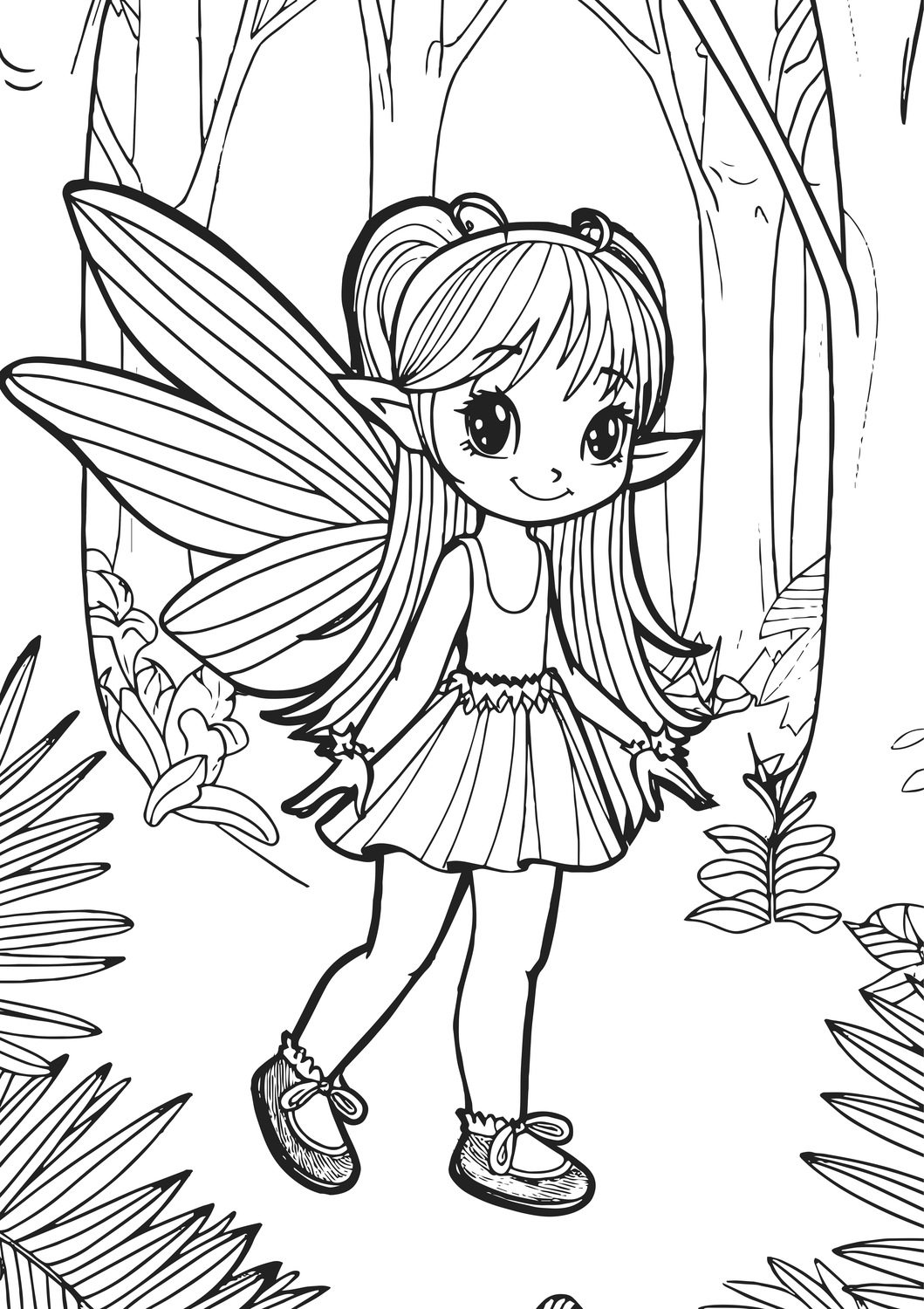 Fairyland Fun XXL Coloring Book