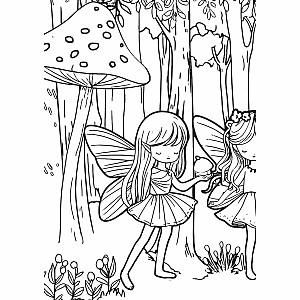 Fairyland Fun XXL Coloring Book