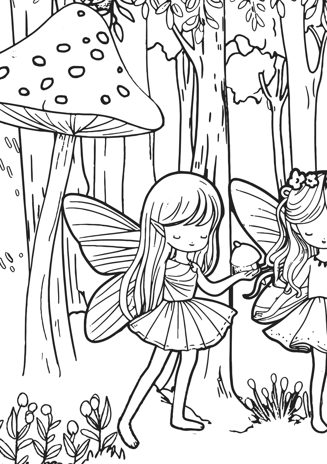 Fairyland Fun XXL Coloring Book