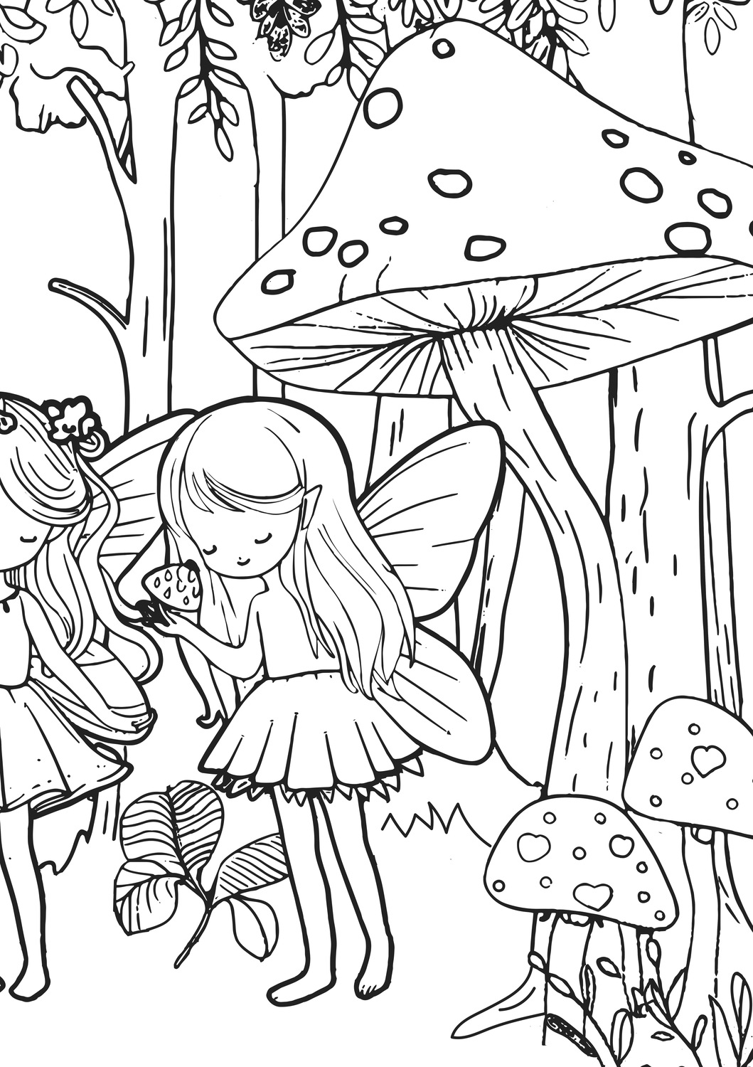 Fairyland Fun XXL Coloring Book