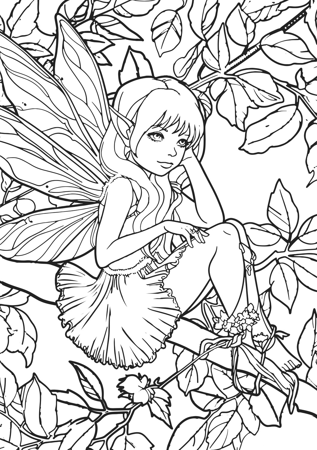 Fairyland Fun XXL Coloring Book
