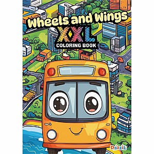 Wheels and Wings XXL Coloring Book