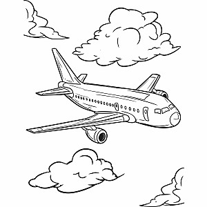 Wheels and Wings XXL Coloring Book