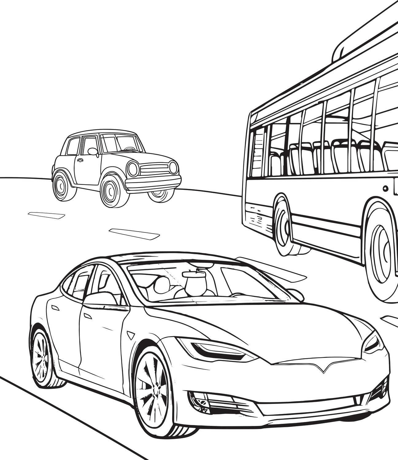 Wheels and Wings XXL Coloring Book