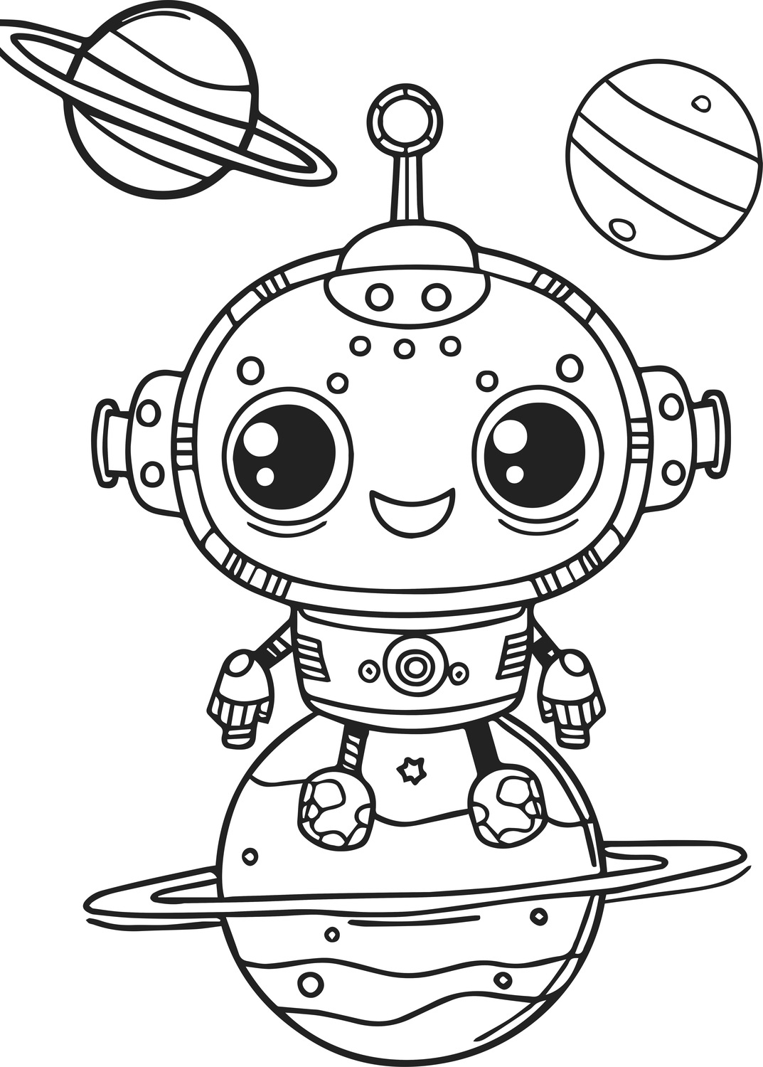 Space Race XXL Coloring Book