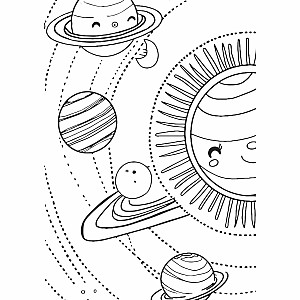 Space Race XXL Coloring Book