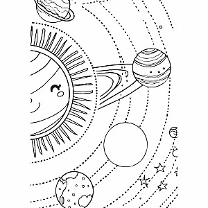 Space Race XXL Coloring Book