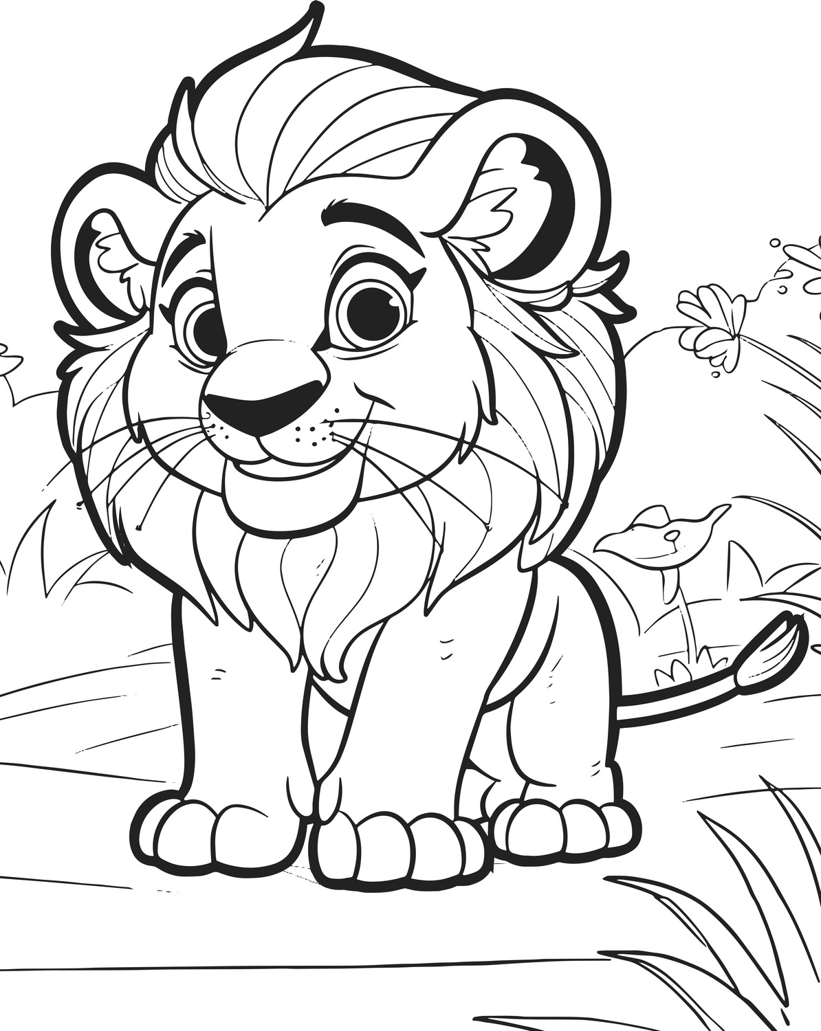 Animal Kingdom XXL Coloring Book