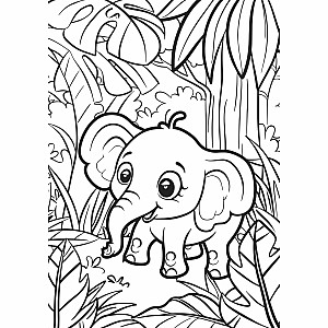 Animal Kingdom XXL Coloring Book