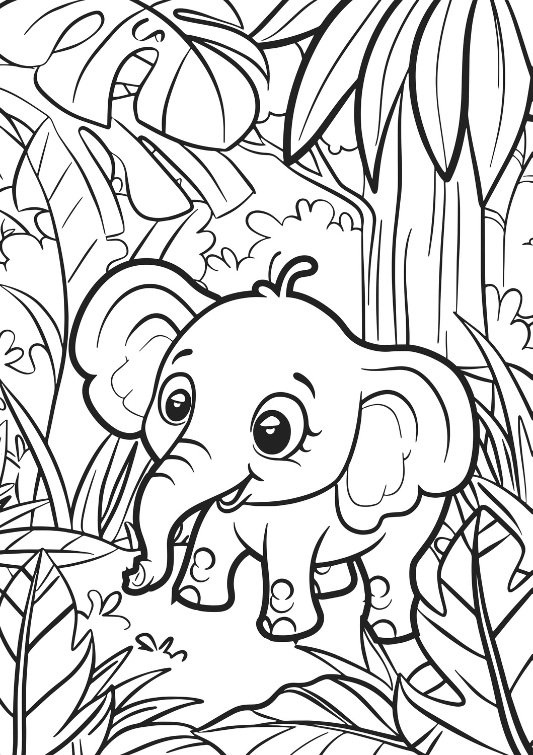 Animal Kingdom XXL Coloring Book
