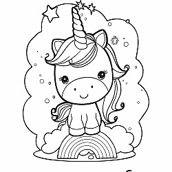 Unicorn Dreams XXL Coloring Book