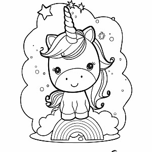 Unicorn Dreams XXL Coloring Book