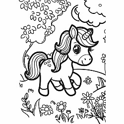 Unicorn Dreams XXL Coloring Book