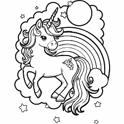 Unicorn Dreams XXL Coloring Book