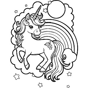 Unicorn Dreams XXL Coloring Book