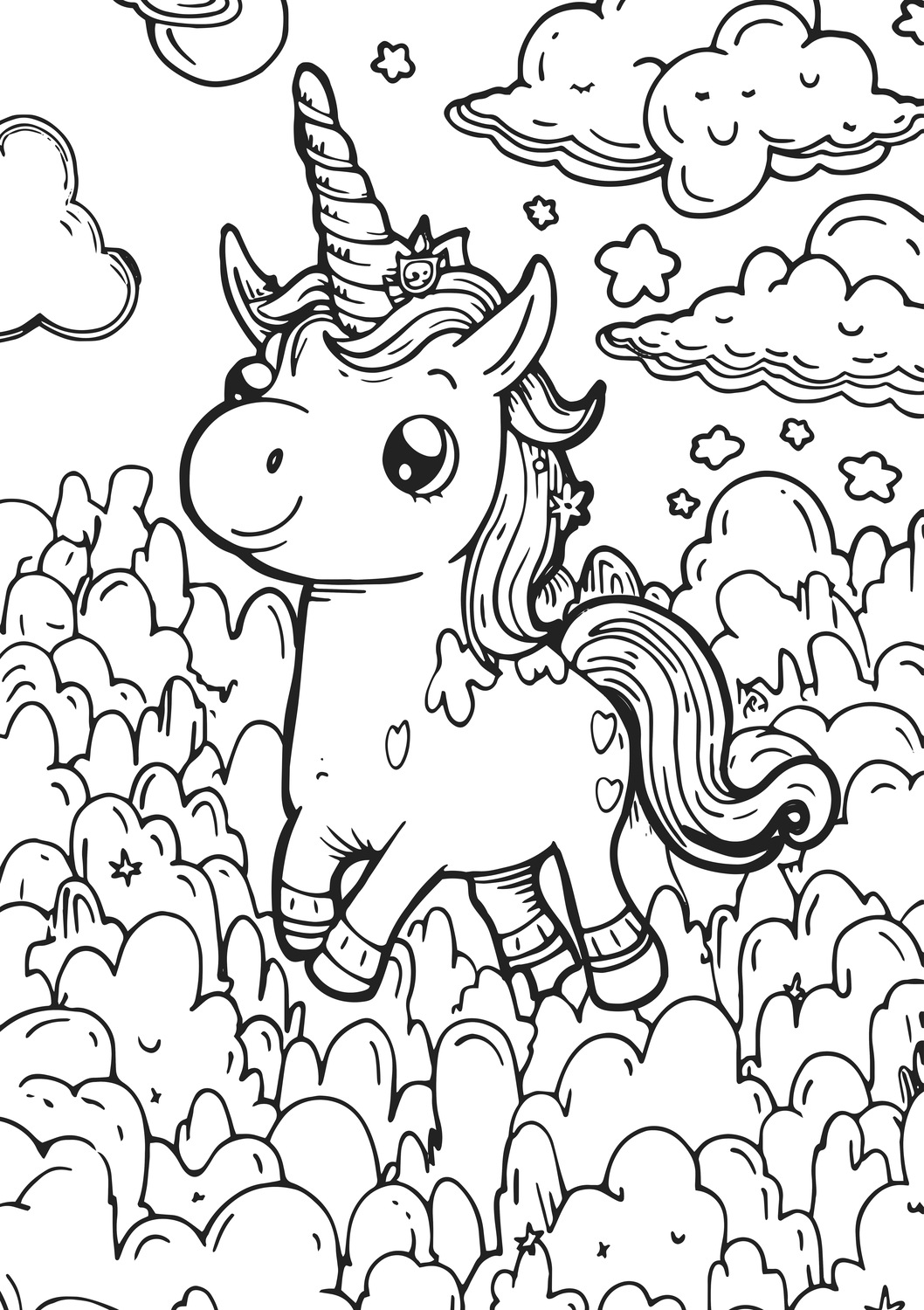 Unicorn Dreams XXL Coloring Book