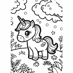 Unicorn Dreams XXL Coloring Book