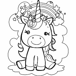 Unicorn Dreams XXL Coloring Book