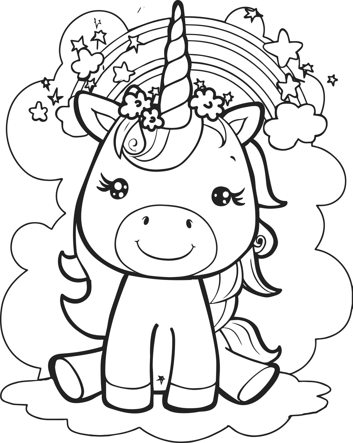 Unicorn Dreams XXL Coloring Book