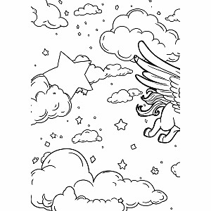Unicorn Dreams XXL Coloring Book