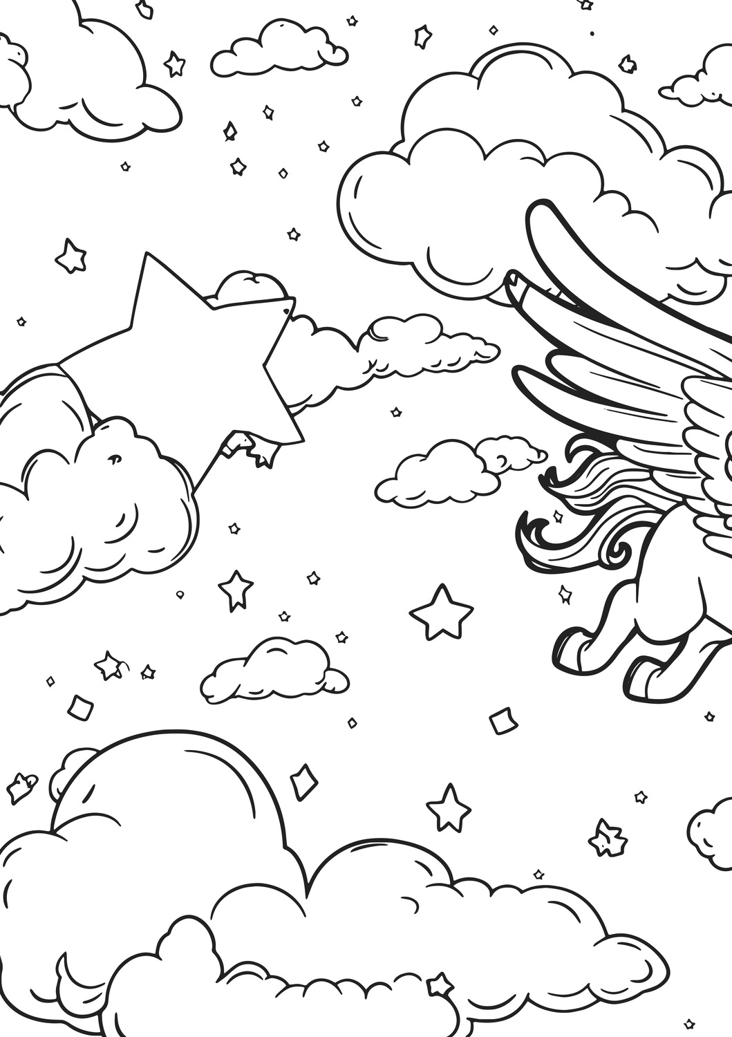 Unicorn Dreams XXL Coloring Book