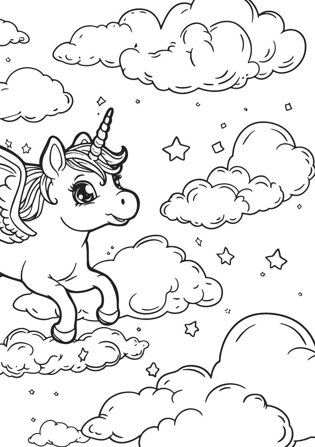 Unicorn Dreams XXL Coloring Book