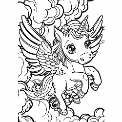Unicorn Dreams XXL Coloring Book