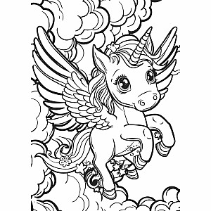Unicorn Dreams XXL Coloring Book