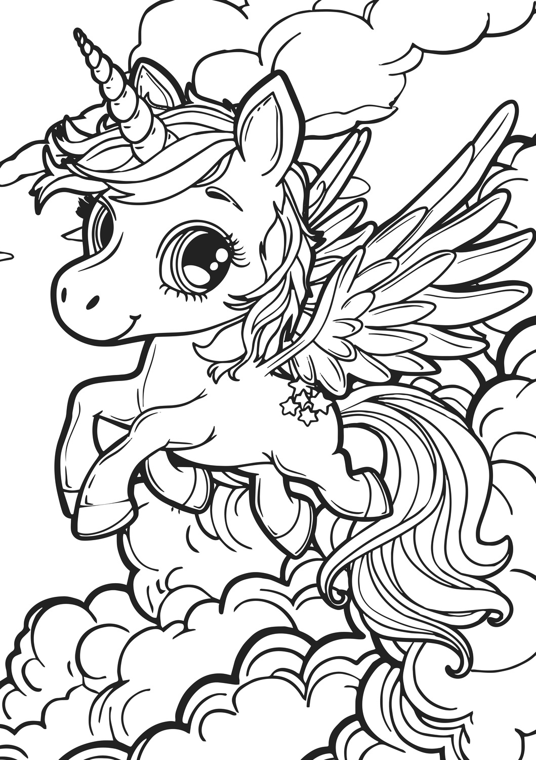 Unicorn Dreams XXL Coloring Book