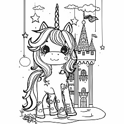 Unicorn Dreams XXL Coloring Book