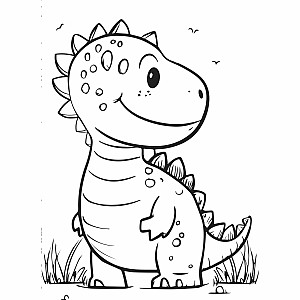 Dino-Mite XXL Coloring Book