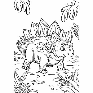 Dino-Mite XXL Coloring Book