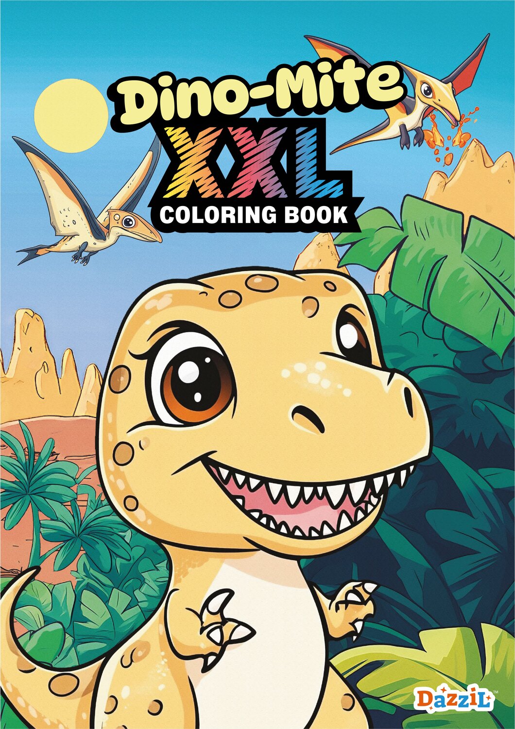 Dino-Mite XXL Coloring Book