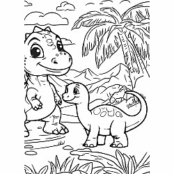 Dino-Mite XXL Coloring Book