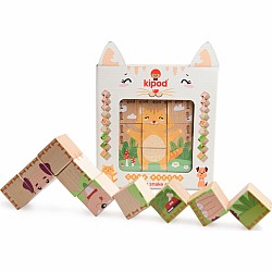 Nova Toys "Wooden Blocks Puzzle" (9 pc Block Puzzle)