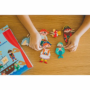 Clothespin Puppets Pirates