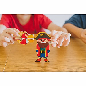 Clothespin Puppets Pirates