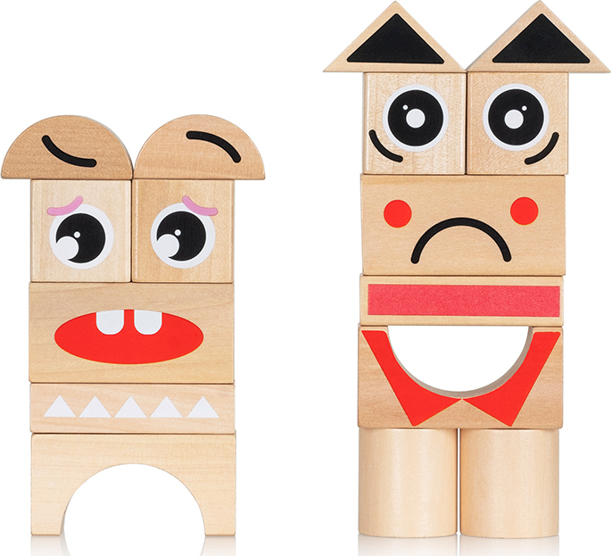 Expression Wooden Blocks