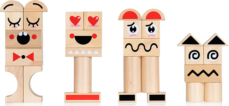 Expression Wooden Blocks