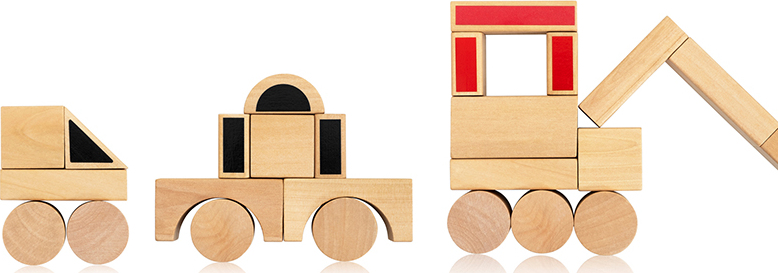 Expression Wooden Blocks