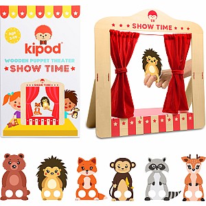 Wooden Tabletop Puppet Theater