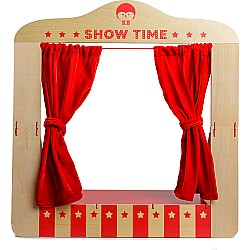 Wooden Tabletop Puppet Theater