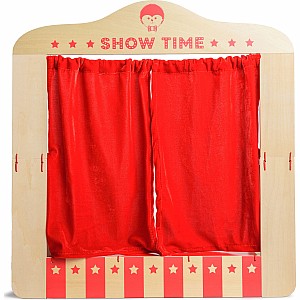 Wooden Tabletop Puppet Theater