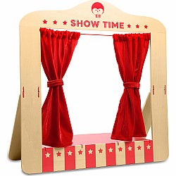 Wooden Tabletop Puppet Theater