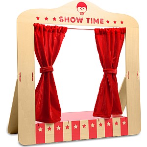 Wooden Tabletop Puppet Theater