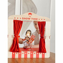 Wooden Tabletop Puppet Theater