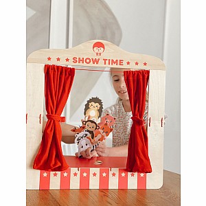 Wooden Tabletop Puppet Theater