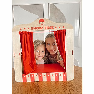 Wooden Tabletop Puppet Theater