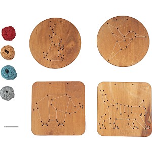 Wooden Embroidery Kit - Animals